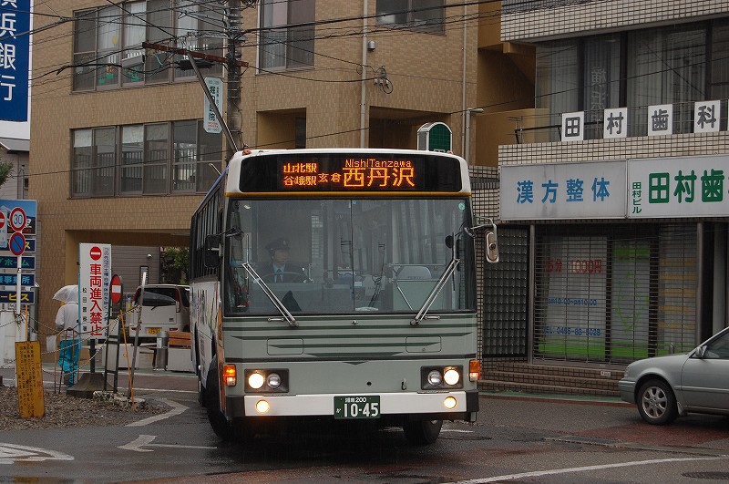 富士急湘南バスの丹沢湖畔『玄倉』で下車