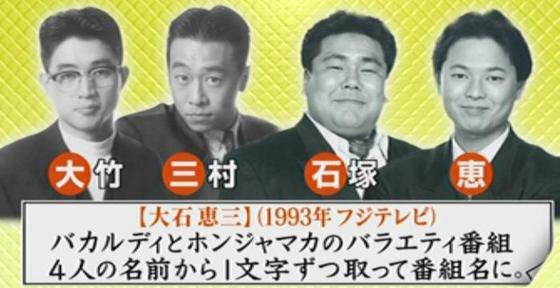1993年放送『大石恵三』