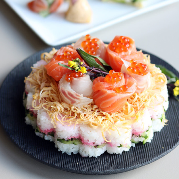 ひな祭りに　お花の「ちらし寿司ケーキ」 by クックパッドストア [クックパッド] 簡単おいしいみんなのレシピが231万品
