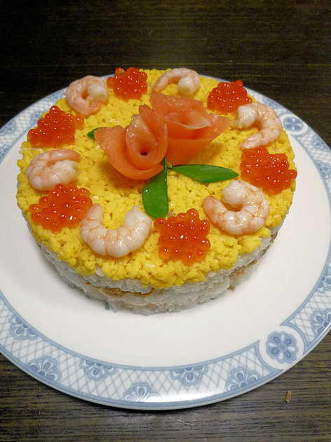 ひな祭りや誕生日記念日にママの寿司ケーキ by hannah_uk [クックパッド] 簡単おいしいみんなのレシピが231万品